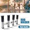 4 Pole Fishing Rod Holder, 4 in 1 Tube Rack, 316 Stainless Steel Side Mounted Bracket, Adjustable Pod, 4 Tube Links Pole Holder for Boat Yacht (6576S4-B) view 3