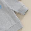 Lamuusaa Toddler Baby Girl Boy Birthday Outfit One/Two/Three/Four/Five/Six Embroidery Sweatshirt Shirts Birthday Gift view 2