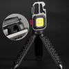 XROLAND Lamp Holder 2pcs Portable Camp Stand Adjustable Height Camping Flashlight Tripod Working Light Bracket for Outdoor Activity, As the Picture Shows view 4