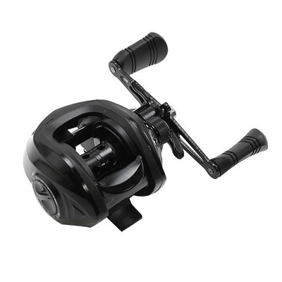 ALOEU Fishing Baitcasting Reel 18+1 Shaft 7.2:1 High Gear Metal Line Cup Sea Jig Wheel, Right Hand, Black