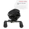 ALOEU Fishing Baitcasting Reel 18+1 Shaft 7.2:1 High Gear Metal Line Cup Sea Jig Wheel, Right Hand, Black view 4