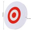 9.8in Round EVA Foam Arrow Target, High Density Foam Bow & Arrow Lightweight Target, Shooting Practice Board Round Archery Targets, Moving Hunting Practice Accessories for Outdoor Sports(White) view 2