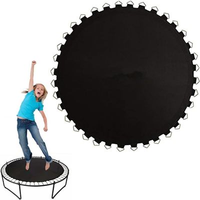 CBLdF Replacement Trampoline Mat, High Elastic Round Jumping Mats,48 Buckles,30-96 Eyelets Sewn 8 Times UV Protection and Adults Indoor and Outdoor-A: 8 feet - 2.44m (48 Buttons)