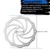 Corki Cycles 203mm Bike Disc Brake Rotor with 6 Bolts for Mountain Road BMX MTB Bike -1 Pcs Round Hole view 2