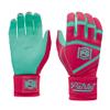 Patriot | Batting Gloves | Professional Batting Gloves 360 Pro Cabretta Leather Wrist Wrap Baseball Softball Adult Youth (Pink + Mint, Adult Small) view 1