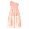 Sywiyi Kids Flower Girls Beaded Ruched Pageant Dress Junior Bridesmaid Gown One Shoulder High Low Gowns Type A Pink 16 Years view 3