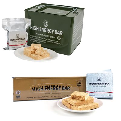 26 Pack Emergency Food Ration Bars, Survival Food with Tin box, 20 Years Long Self Life Survival Tabs Supply for Outdoor Camping Emergency Snowstorm Earthquake Disaster Preparedness Kit