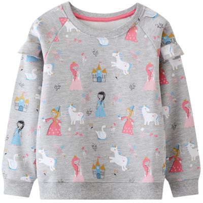 Hongshilian Unisex Kids Cute Cartoon Cotton Sweater Shirt(5T,S008l)