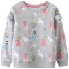 Hongshilian Unisex Kids Cute Cartoon Cotton Sweater Shirt(5T,S008l) view 1