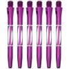 Baluue 6pcs Shafts for Steel Tip, Aluminium Alloy Thread Stems Parts Accessories, Throwing Fitting for Steel Tip Soft Replacement Kit Purple view 1