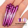 Baluue 6pcs Shafts for Steel Tip, Aluminium Alloy Thread Stems Parts Accessories, Throwing Fitting for Steel Tip Soft Replacement Kit Purple view 2