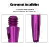 Baluue 6pcs Shafts for Steel Tip, Aluminium Alloy Thread Stems Parts Accessories, Throwing Fitting for Steel Tip Soft Replacement Kit Purple view 3