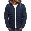 Uillui Winter Coats for Men Casual Lightweight Packable Puffer Jacket Outdoor Quilted Hooded Puffy Down Coat for Snow Ski view 1