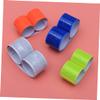 BESPORTBLE 16pcs Reflective Armband for Night Running Pvc Wrist Band Slap Bands Safety Armband Reflective Bracelets for Walking Hiking Jogging Random Color view 3