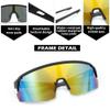 FEISEDY Cycling Sunglasses for Men Women, Sports Glasses for Youth Running Baseball Shades UV400 Protection B0108 view 4
