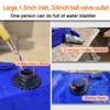 65 Gallon Water Storage Bladder,Portable Foldable Water Tank,Suitable for Outdoor or Emergency Water view 4