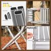2-Pack Folding ChairMetal Folding Chair, Portable Chairs for Adults, Suitable for Beach, Fishing, Traveling, Camping, Etc. (Size : M) view 3