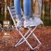 2-Pack Folding ChairMetal Folding Chair, Portable Chairs for Adults, Suitable for Beach, Fishing, Traveling, Camping, Etc. (Size : M) view 4
