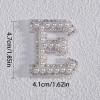 2pcs Peal Initial Letters for Stanley Cup Cute Stanley Tumbler Stickers for Water Bottles Wallet Phone Laptop Luggage (E) view 2