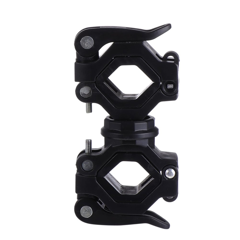 BESPORTBLE 2sets Flashlight Bike Mount Simple Clamp Rotation Flashlight Holder Bike Lamp Clamp for Easy Installation