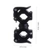 BESPORTBLE 2sets Flashlight Bike Mount Simple Clamp Rotation Flashlight Holder Bike Lamp Clamp for Easy Installation view 4