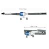 151cm Mini Folding Fishing Rod Foldable Telescopic Fighing Pole Fishing Rod Reel Combo with Fishing Lures Line Carp view 2