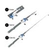 151cm Mini Folding Fishing Rod Foldable Telescopic Fighing Pole Fishing Rod Reel Combo with Fishing Lures Line Carp view 3