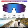 FEISEDY Cycling Sunglasses for Men Women, Sports Glasses for Youth Running Baseball Shades UV400 Protection B0108 view 2
