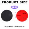 PEUTIER 8pcs Bowling Ball Sanding Pads, with 8 Kinds of Grits, 5 Inches Bowling Ball Sanding and Polishing Kit Bowling Surface Pads Abralon Pads Resurfacing and Cleaning Kit Bowling Accessories (Red) view 2