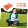 BESPORTBLE 8pcs Lightweight Xpe Camping Cushion Folding Picnic Mat for Outdoor Activities Portable Sitting Pad for Hiking and Travel Orange view 4