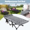 Slsy Folding Camping Cot, Heavy Duty Folding Cot Camping Cot for Adults Portable Folding Outdoor Cot with Carry Bags for Outdoor Travel Camp Beach Vacation view 2