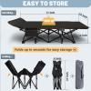 Slsy Folding Camping Cot, Heavy Duty Folding Cot Camping Cot for Adults Portable Folding Outdoor Cot with Carry Bags for Outdoor Travel Camp Beach Vacation view 3