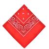 MissShorthair Large Bandana cotton Handkerchiefs Head Bandanas for Men Red Bandana hankies Packs Paisley Bandanas view 1