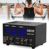 RESKIU Portable Gym Timer, Boxing Interval Timer with Time Progress Bar, Adjustable Time, Frequency and Sound, Fitness Timer Clock for Muay Thai/MMA/Kickboxing,Blue view 1