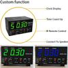 RESKIU Portable Gym Timer, Boxing Interval Timer with Time Progress Bar, Adjustable Time, Frequency and Sound, Fitness Timer Clock for Muay Thai/MMA/Kickboxing,Blue view 4