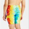 DEVOROPA Boys' Swim Jammers Youth Competitive Swim Team Suit Quick Dry Athletic Swimming Shorts UPF 50+ Abstract F L view 3