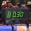 Boxing Interval Timer with LED Display, Portable Gym Timer, Selectable Training Time and Cycle Repetitions, 30S-10min Training and 0/30/60S Rest Time, Scoreboard Timer,Blue view 2