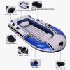 AvimYa Inflatable Fishing Boat, Wear-Resistant Fishing Boat, Outdoor Fishing Boat, PVC Material, Strong and Durable, Independent Air Chamber,White,3 People view 2