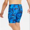 DEVOROPA Boys' Swim Jammers Youth Competitive Swim Team Suit Quick Dry Athletic Swimming Shorts UPF 50+ Abstract B M view 3