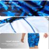 DEVOROPA Boys' Swim Jammers Youth Competitive Swim Team Suit Quick Dry Athletic Swimming Shorts UPF 50+ Abstract B M view 4