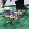 SDMKA Snowman Family Outdoor Folding Table for Camping, Beach & Picnic  Portable, Easy-to-Carry Camping Side Table with Durable Bag for BBQ, Camp Use view 2