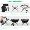 SDMKA Snowman Family Outdoor Folding Table for Camping, Beach & Picnic  Portable, Easy-to-Carry Camping Side Table with Durable Bag for BBQ, Camp Use view 4