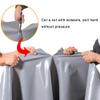 Zfmnoyev Heavy Duty Waterproof Tarp, Flame Retardant Tarpaulin with Grommets, Tear Resistance, Durable Outdoor Car Canopy Tent Cover (Color : Gray, Size : 5x5m) view 2
