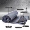Zfmnoyev Heavy Duty Waterproof Tarp, Flame Retardant Tarpaulin with Grommets, Tear Resistance, Durable Outdoor Car Canopy Tent Cover (Color : Gray, Size : 5x5m) view 3