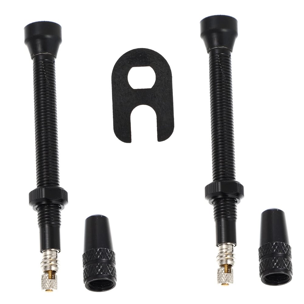 GANAZONO Aluminium Alloy Tire Air Valve Bike Wheel Stem 1 Set Tubeless Tire Valve Easy Installation for Biking