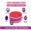 Basrah NIWAR Nylon Webbing 2 inch Strap Webbing Straps Backpack Straps Nylon 60 Yards Webbing Strapping for Seatbelt, Bag, Luggage (Pink,60 Yards) view 2