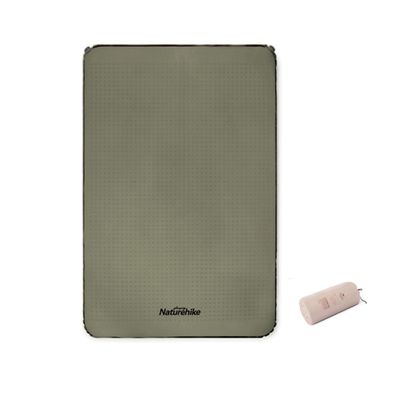 windhike Naturehike 2.36" Thick Self Inflating 1 & 2 Person Sleeping Pad,Quick Insulated & Portable Air Mattress for Backpacking, Hiking, Travel, Tent (Olive Green, Double)