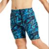 DEVOROPA Boys' Swim Jammers Youth Competitive Swim Team Suit Quick Dry Athletic Swimming Shorts UPF 50+ Abstract D S view 2