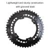 DJC Stone 110BCD Road Bike Chainring for Shimano 105 R7000 R8000 R9100 Double Chainring 4 Arms 2X Round 52 36T 53 39T 54 40T 50 34 48 33T 5800 6800,Decoration Bolts for R8000 view 3