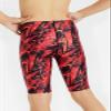 DEVOROPA Boys' Swim Jammers Youth Competitive Swim Team Suit Quick Dry Athletic Swimming Shorts UPF 50+ Abstract C XS view 3
